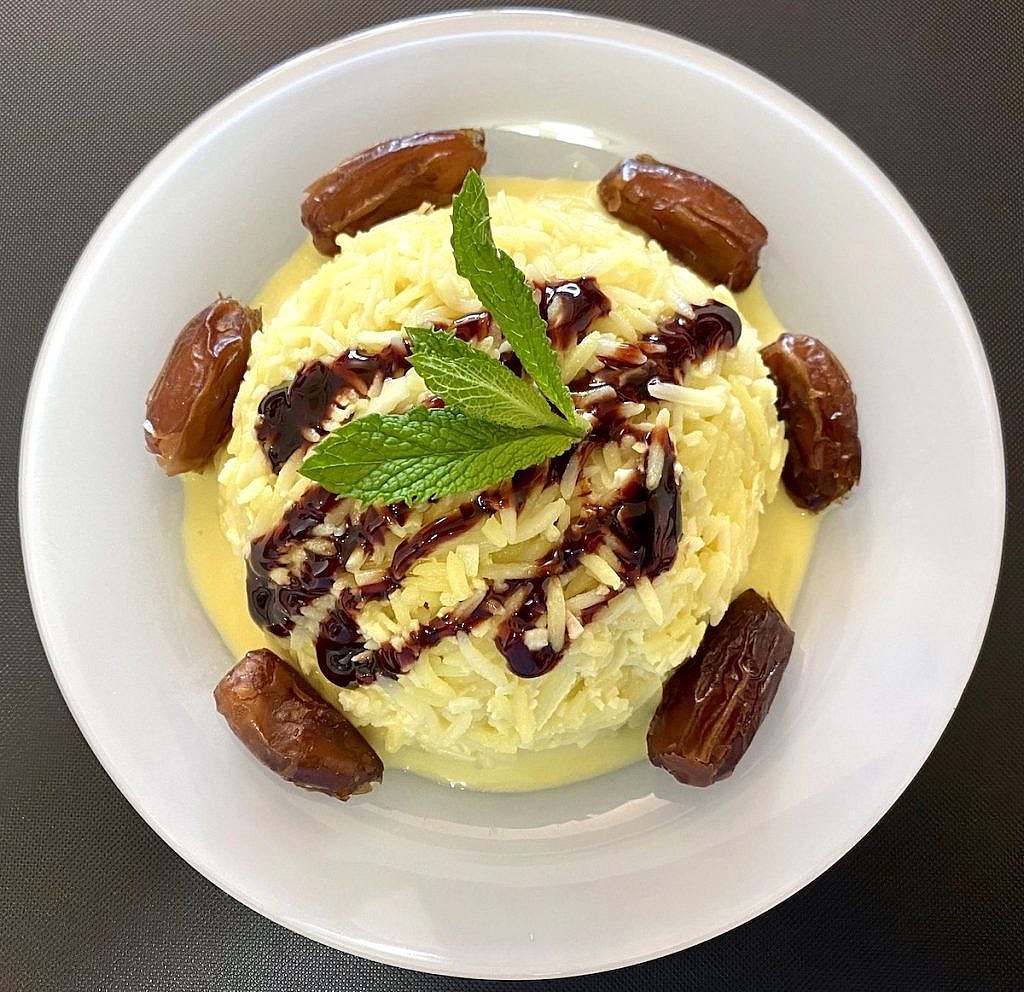 Colored Rice Pudding Dessert Coconut Custard Rice Pudding Dessert Ideas Vegan - Delicious Eclectica